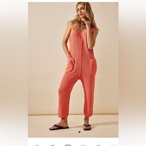 Free people hailee sweater romper
